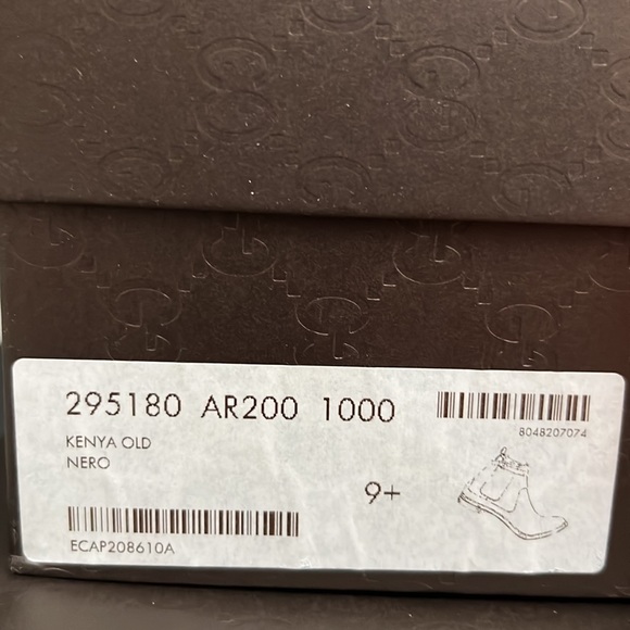 Authentic Gucci Men’s Leather Motorcycle Boot in Black, size 9.5 (like US 10D). - Picture 8 of 8